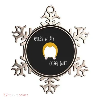 Guess What Corgi Butt Ornament