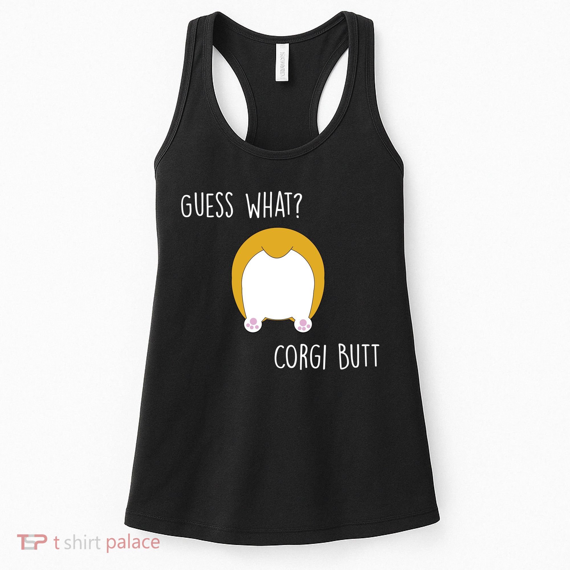 Guess What Corgi Butt Women's Tank Top