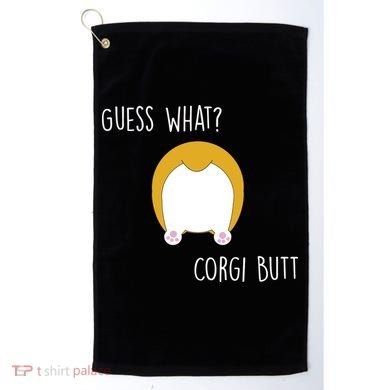 Guess What Corgi Butt Golf Towel