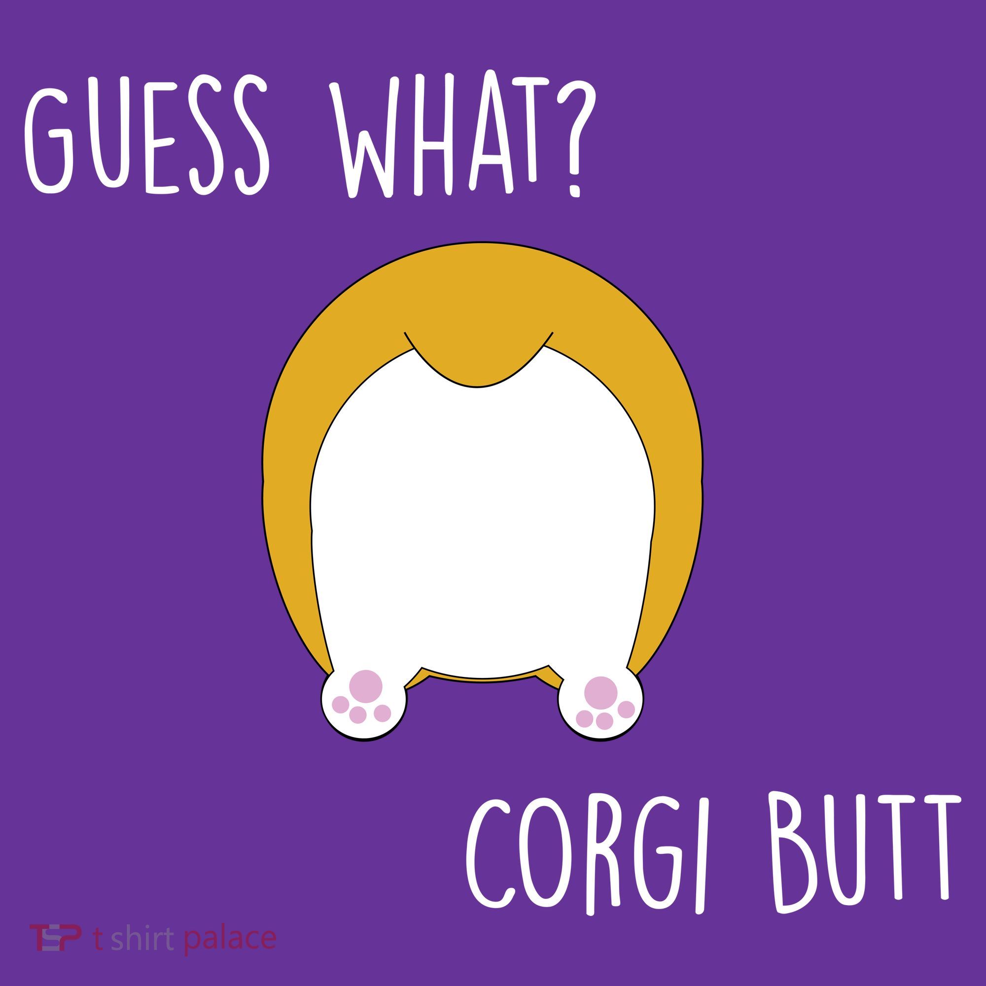 Guess What Corgi Butt Baby Bodysuit
