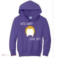 Guess What Corgi Butt Kids Hoodie thumb 0
