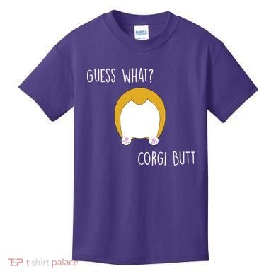 Guess What Corgi Butt Kids T-Shirt