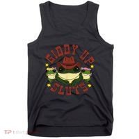 Giddy Up Funny Frogs Funny Western Country Tank Top thumb 0