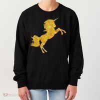 Gold Unicorn Gift Women's Sweatshirt thumb 0