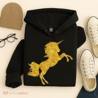 Gold Unicorn Gift Hoodie thumb 4