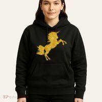 Gold Unicorn Gift Hoodie thumb 5