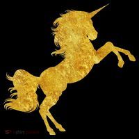 Gold Unicorn Gift Hoodie thumb 7