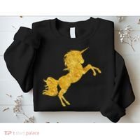 Gold Unicorn Gift Sweatshirt thumb 2