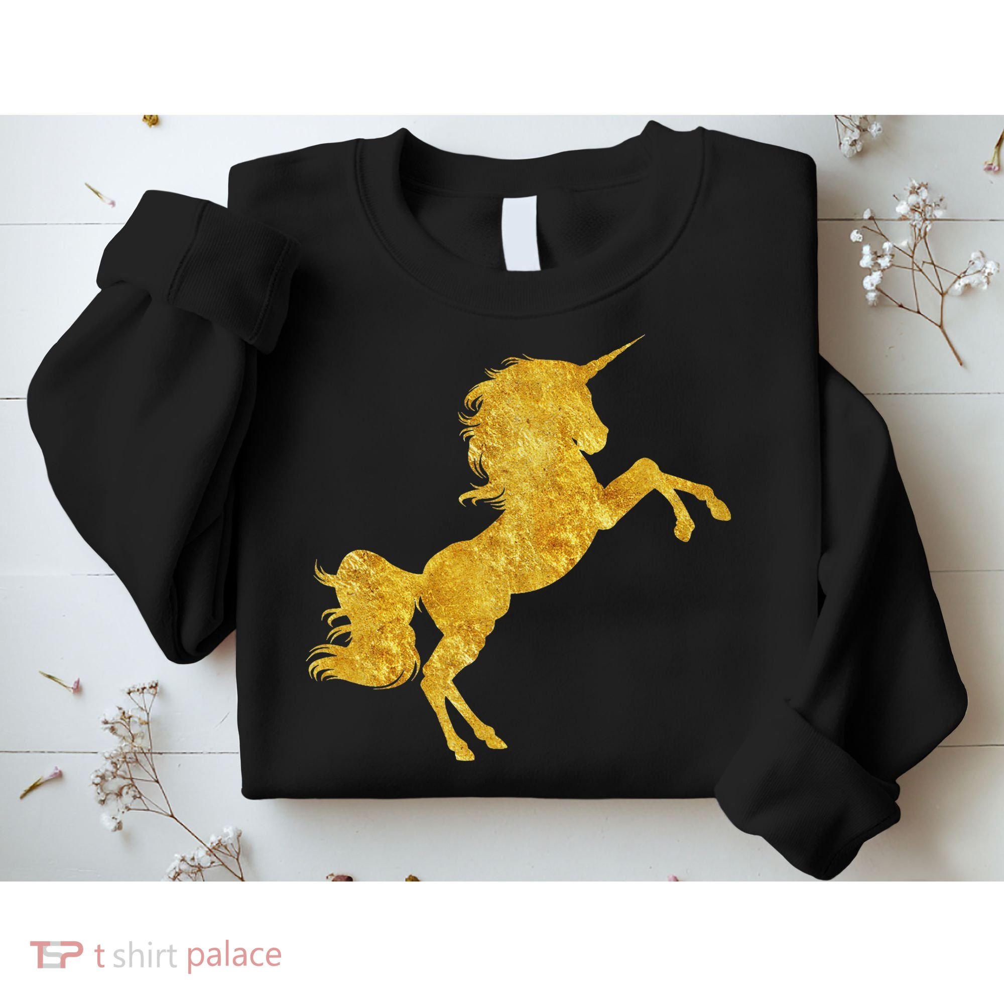 Gold Unicorn Gift Sweatshirt