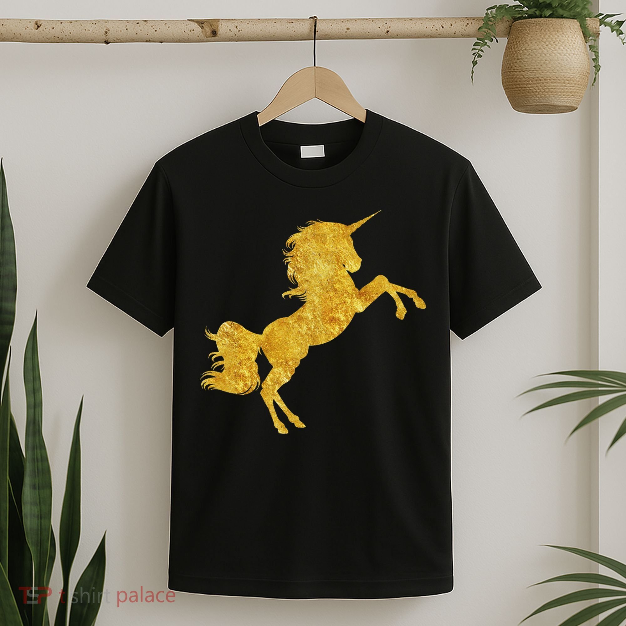 Gold Unicorn Gift T-Shirt