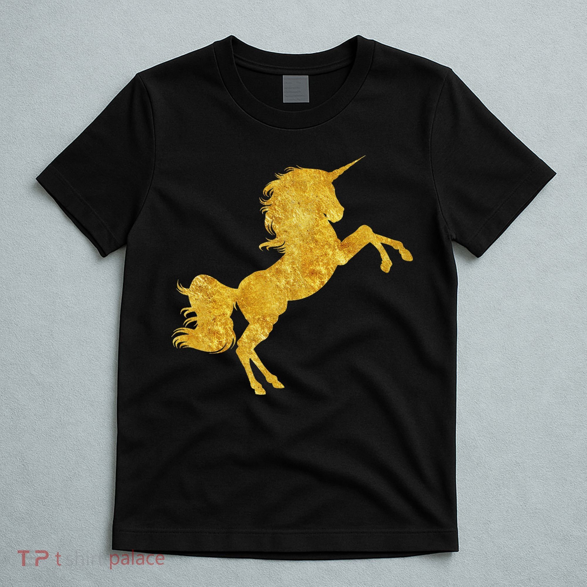 Gold Unicorn Gift T-Shirt