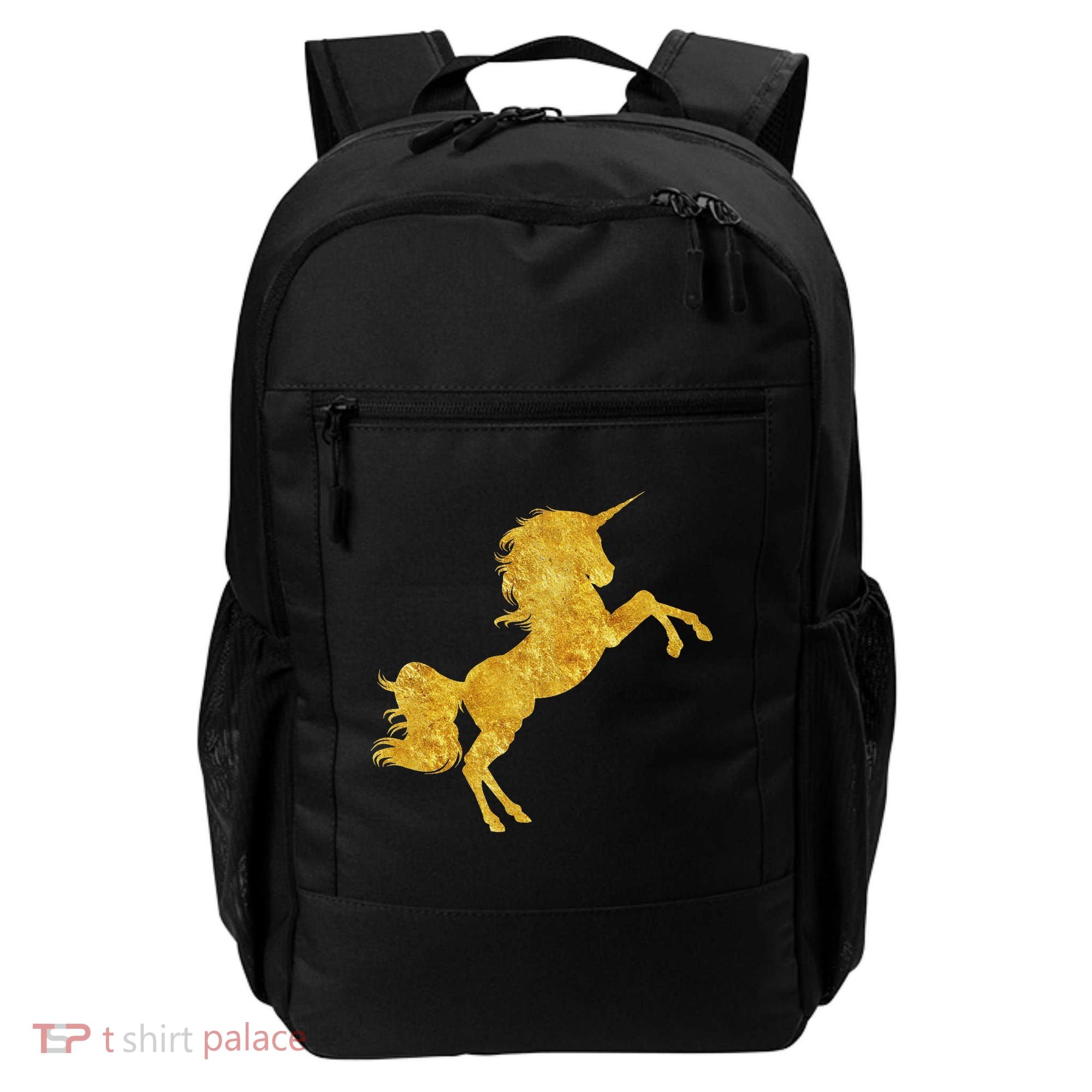 Gold Unicorn Gift Backpack