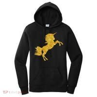 Gold Unicorn Gift Women's Hoodie thumb 0