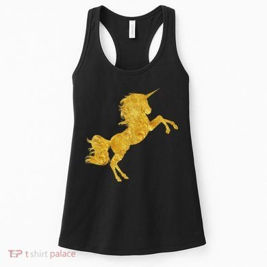 Gold Unicorn Gift Women's Tank Top