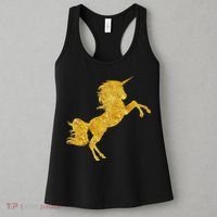 Gold Unicorn Gift Women's Tank Top thumb 3