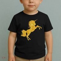 Gold Unicorn Gift Toddler T-Shirt thumb 2