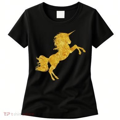 Gold Unicorn Gift Women's T-Shirt