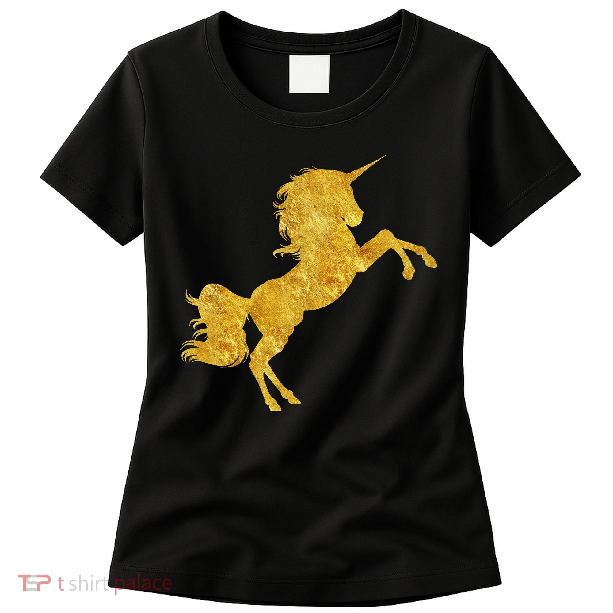 Gold Unicorn Gift Women's T-Shirt