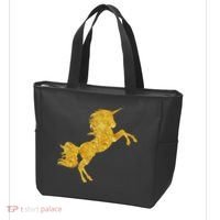 Gold Unicorn Gift Tote Bag thumb 3