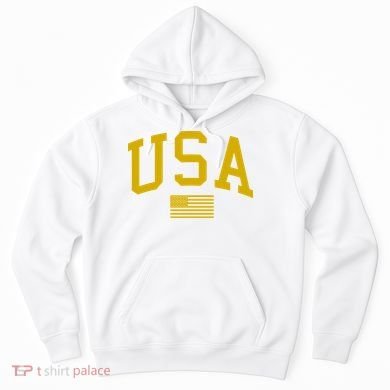 Gold USA Graphic Apparel National Pride Hoodie