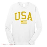 Gold USA Graphic Apparel National Pride Long Sleeve Shirt thumb 0