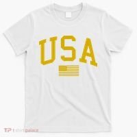 Gold USA Graphic Apparel National Pride T-Shirt thumb 0