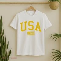 Gold USA Graphic Apparel National Pride T-Shirt thumb 2