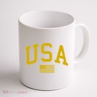 Gold USA Graphic Apparel National Pride Coffee Mug thumb 1