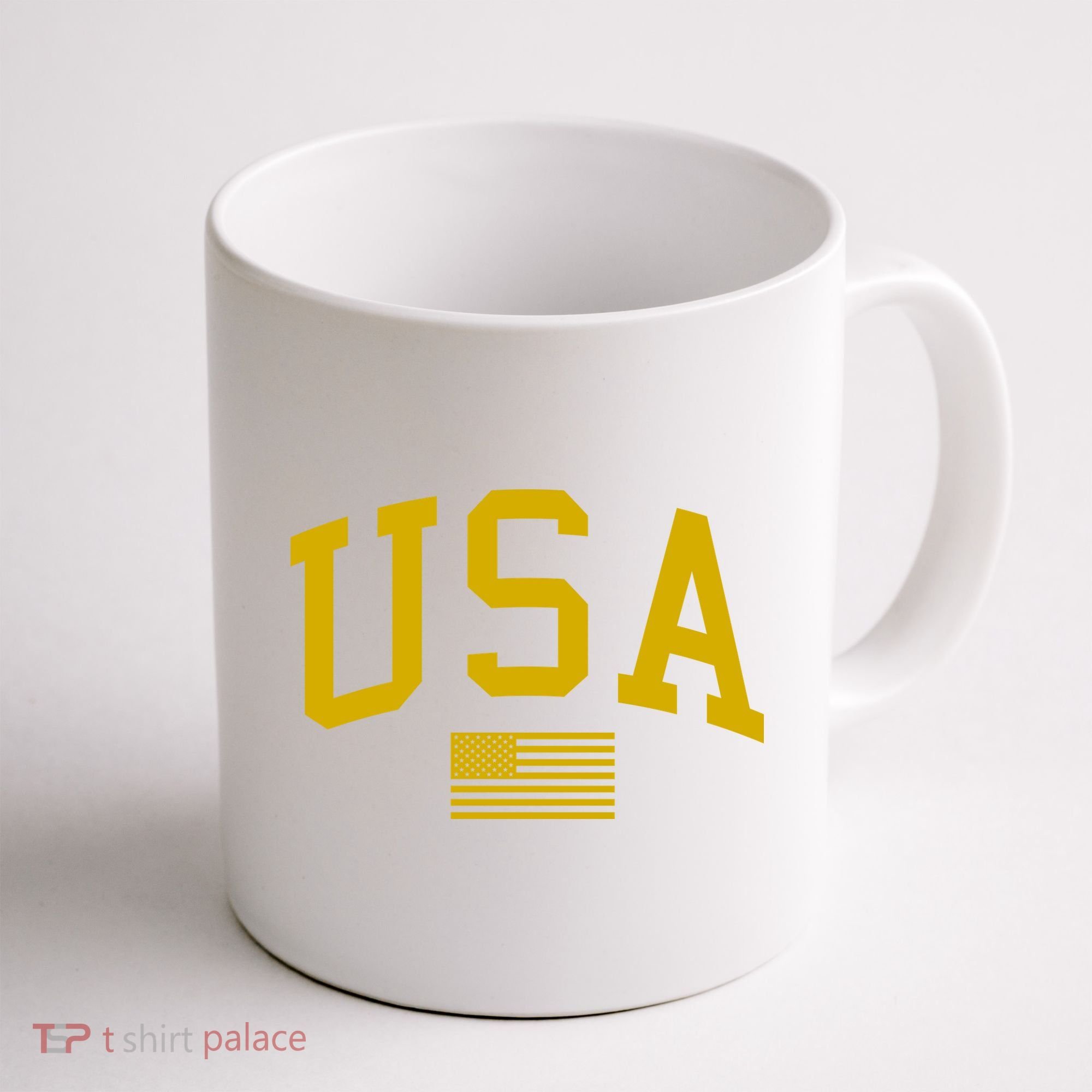 Gold USA Graphic Apparel National Pride Coffee Mug