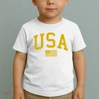 Gold USA Graphic Apparel National Pride Toddler T-Shirt thumb 2