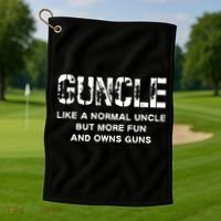 Gun Uncle Golf Towel thumb 1