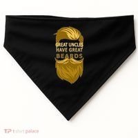 Great Uncles Have Great Beards USA-Made Doggie Bandana thumb 0