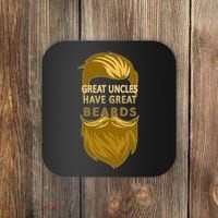 Great Uncles Have Great Beards Coaster thumb 0