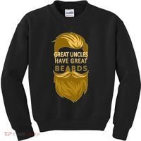 Great Uncles Have Great Beards Kids Sweatshirt thumb 0