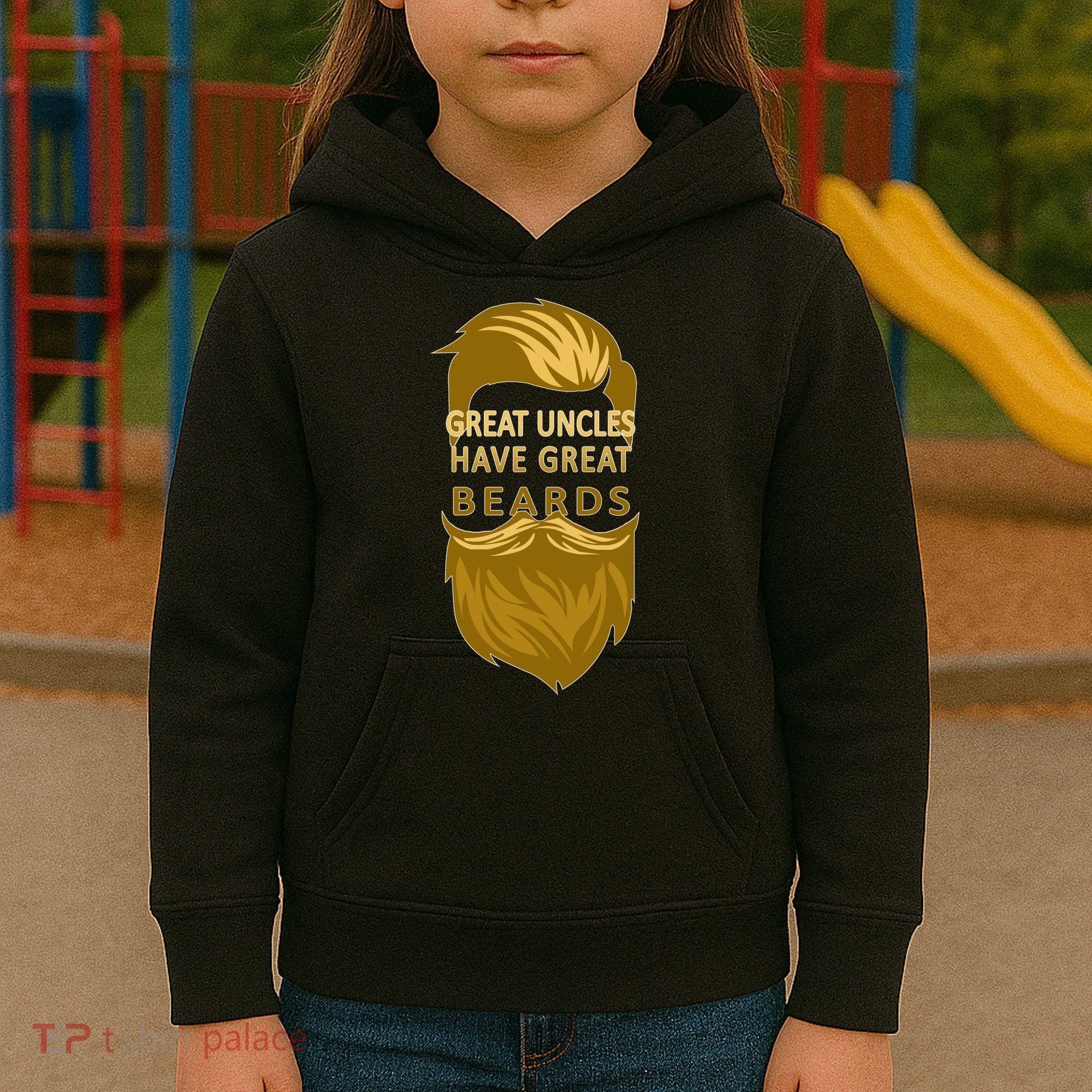 Great Uncles Have Great Beards Kids Hoodie
