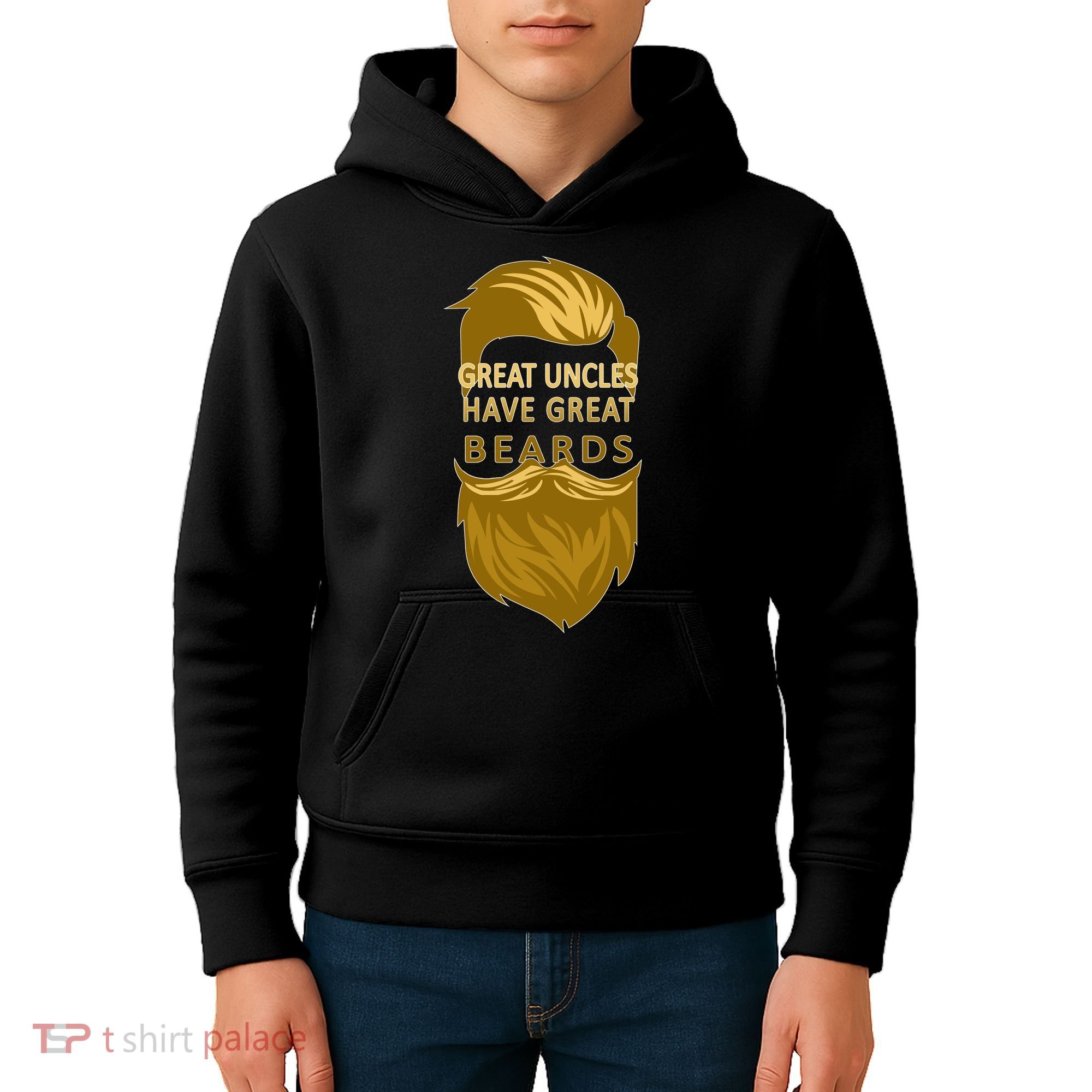 Great Uncles Have Great Beards Kids Hoodie