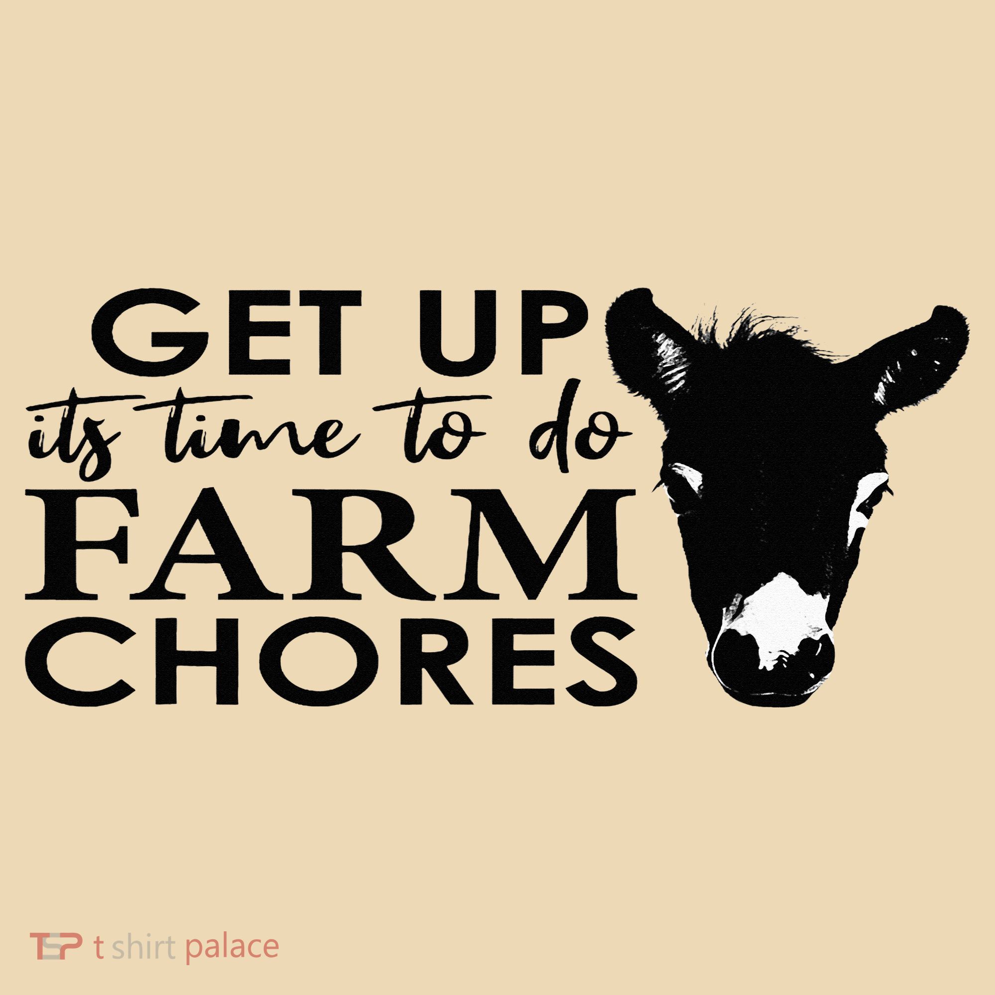 get up its time to do farm chores Tote Bag