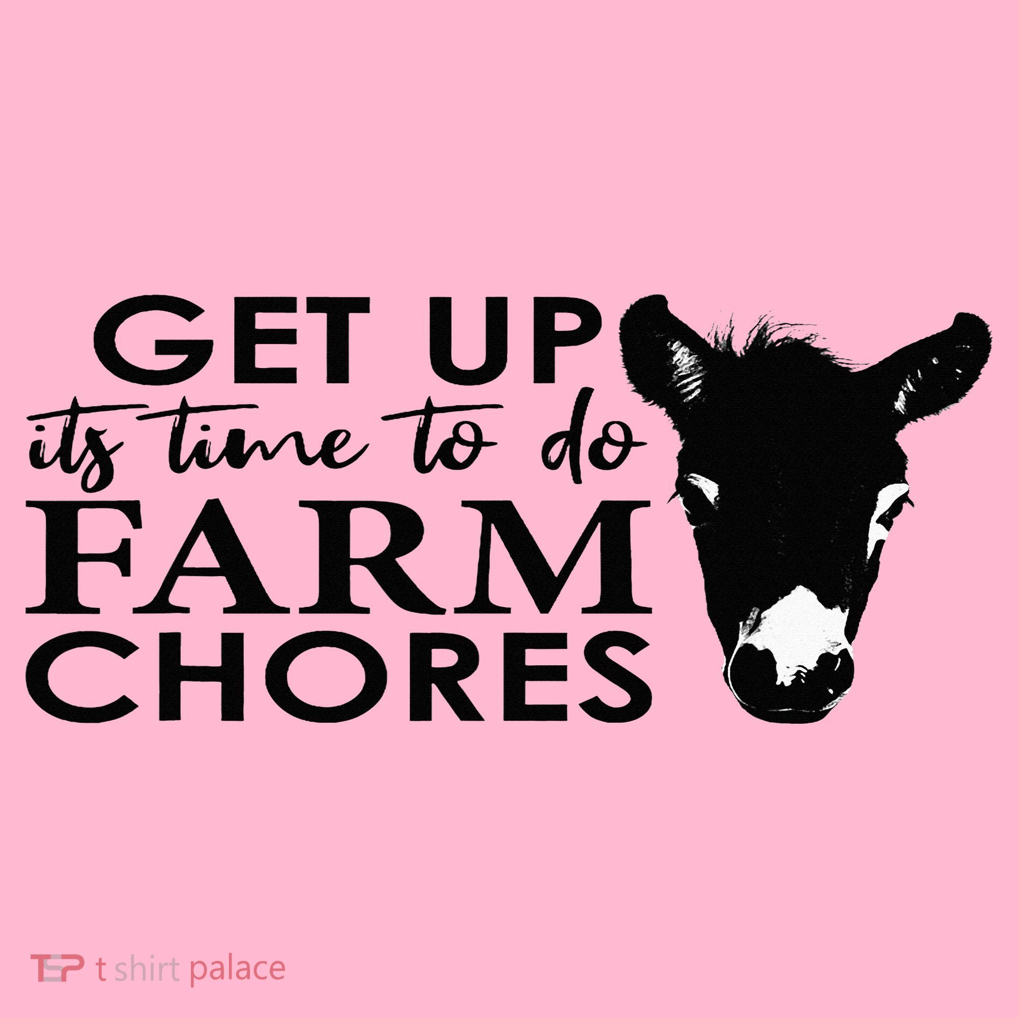 get up its time to do farm chores Coaster