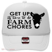get up its time to do farm chores Hat thumb 0
