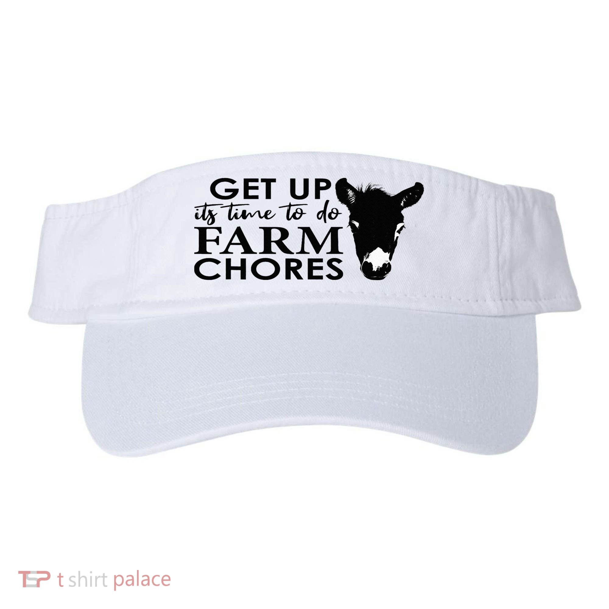 get up its time to do farm chores Visor