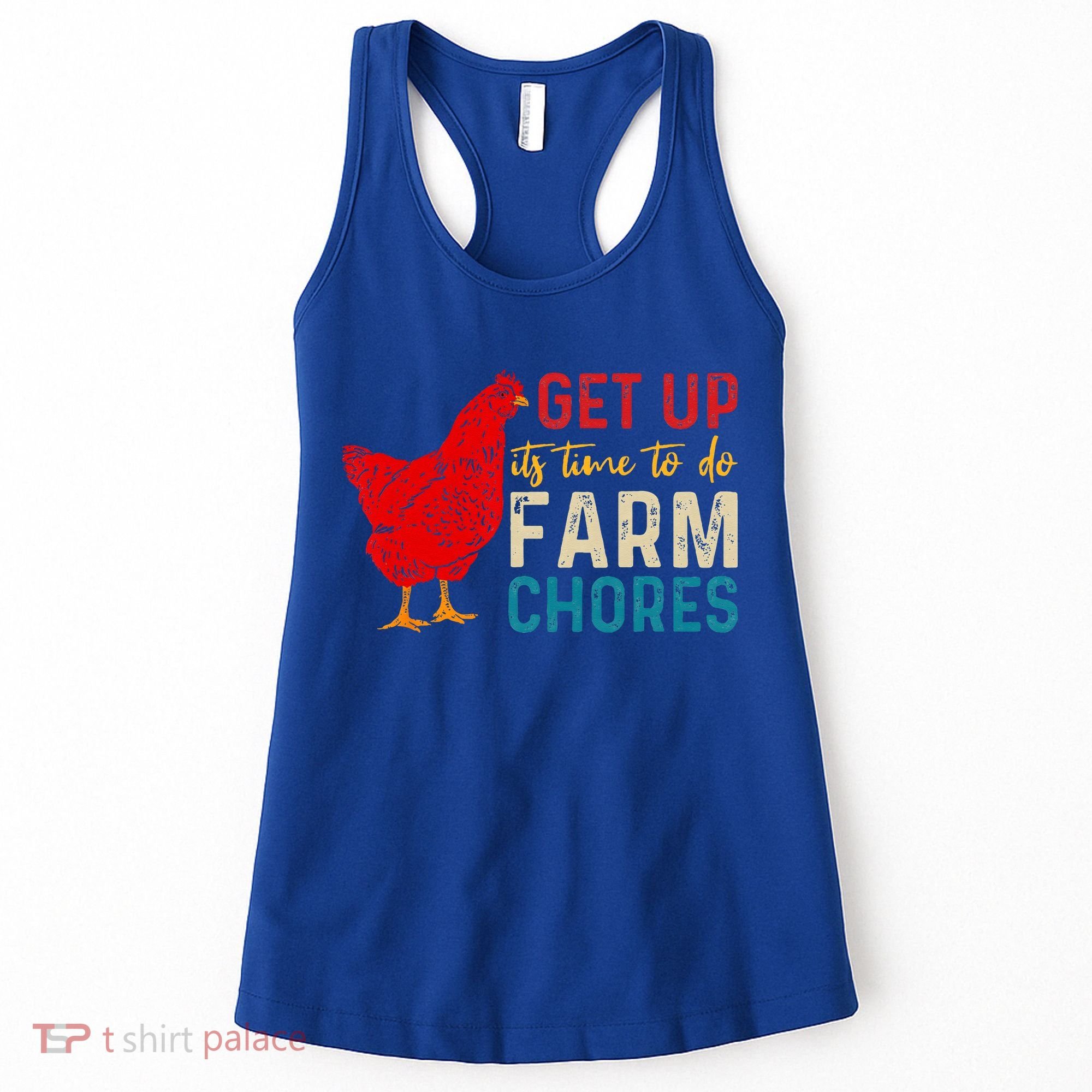 get up it's time to do farm chores Women's Tank Top