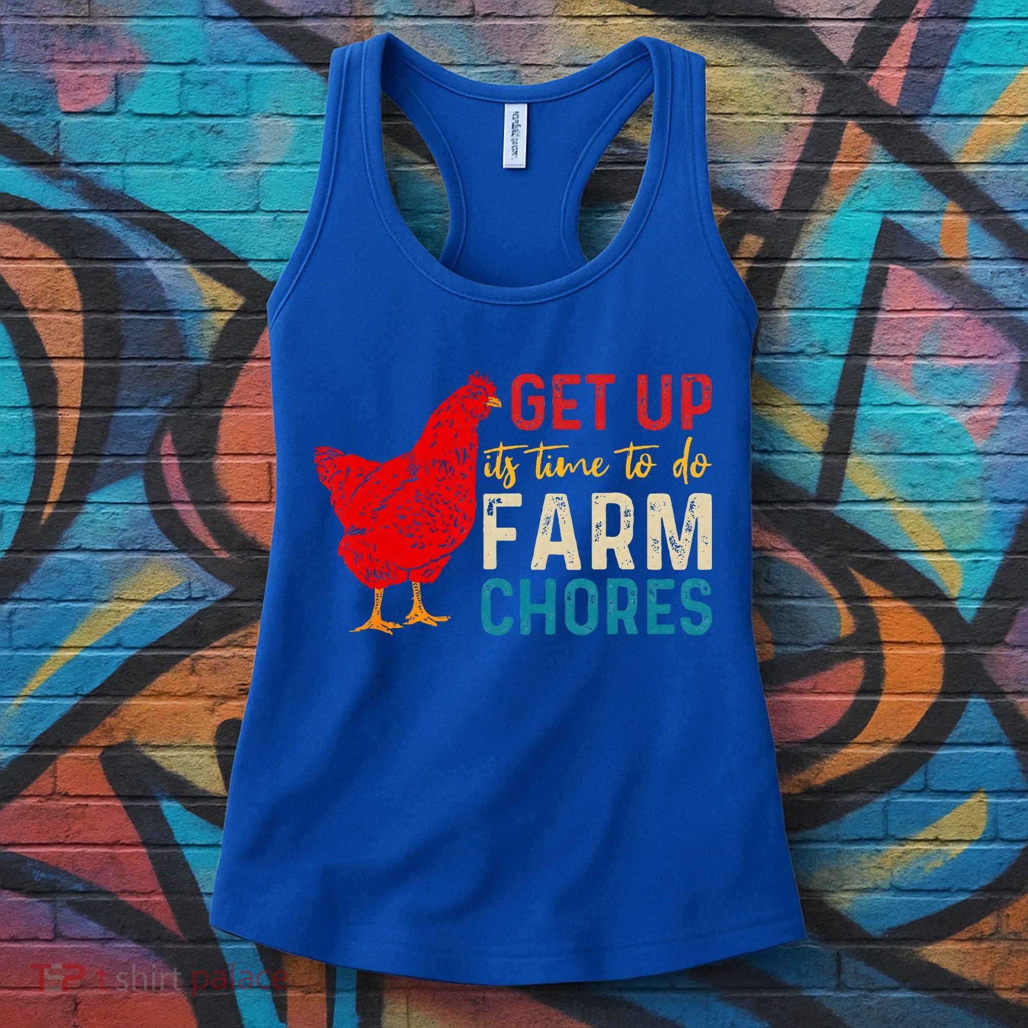 get up it's time to do farm chores Women's Tank Top