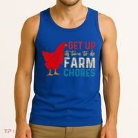 get up it's time to do farm chores Tank Top thumb 3
