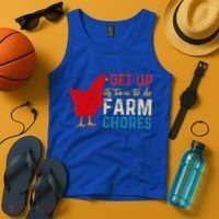 get up it's time to do farm chores Tank Top thumb 4