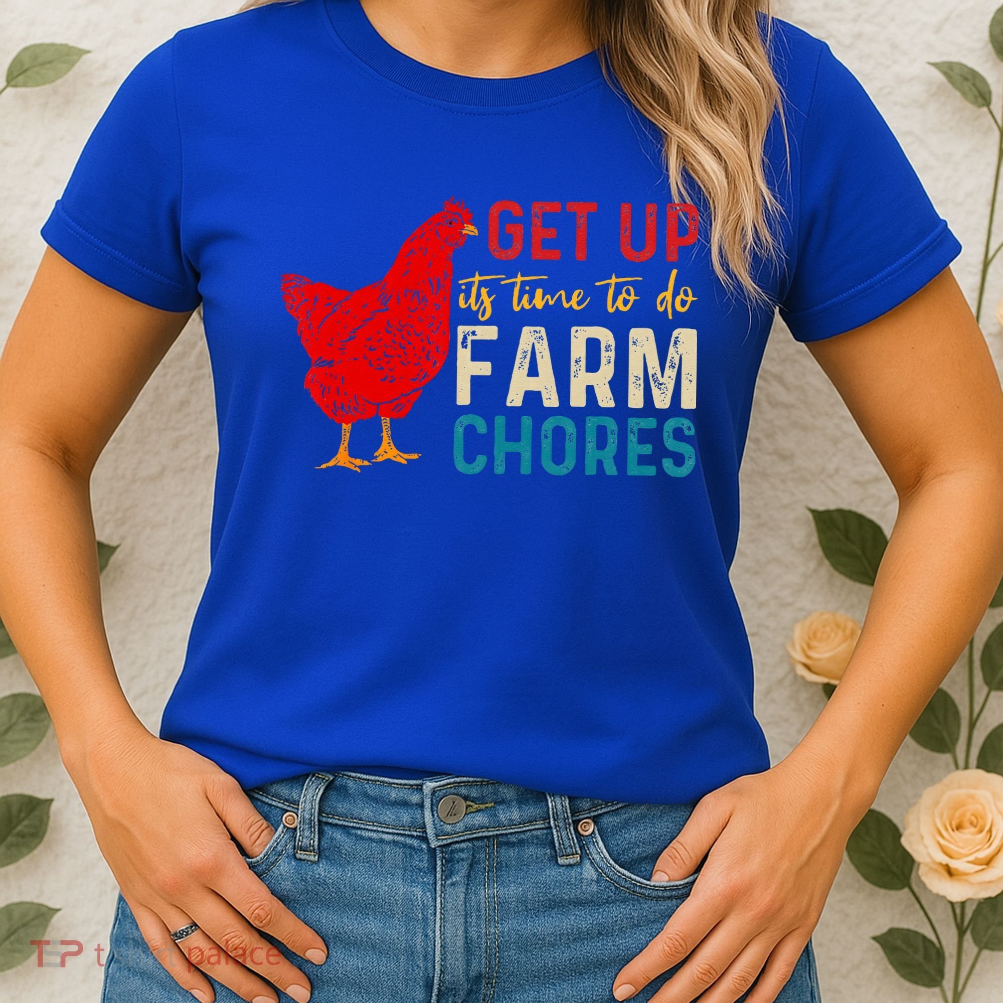 get up it's time to do farm chores Women's T-Shirt