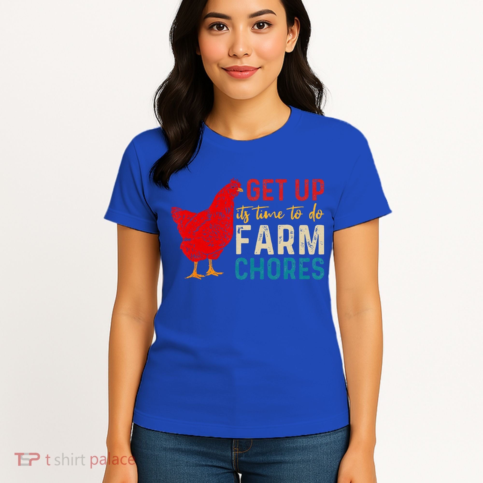 get up it's time to do farm chores Women's T-Shirt