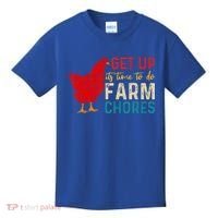 get up it's time to do farm chores Kids T-Shirt thumb 0