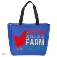 get up it's time to do farm chores Tote Bag thumb 0
