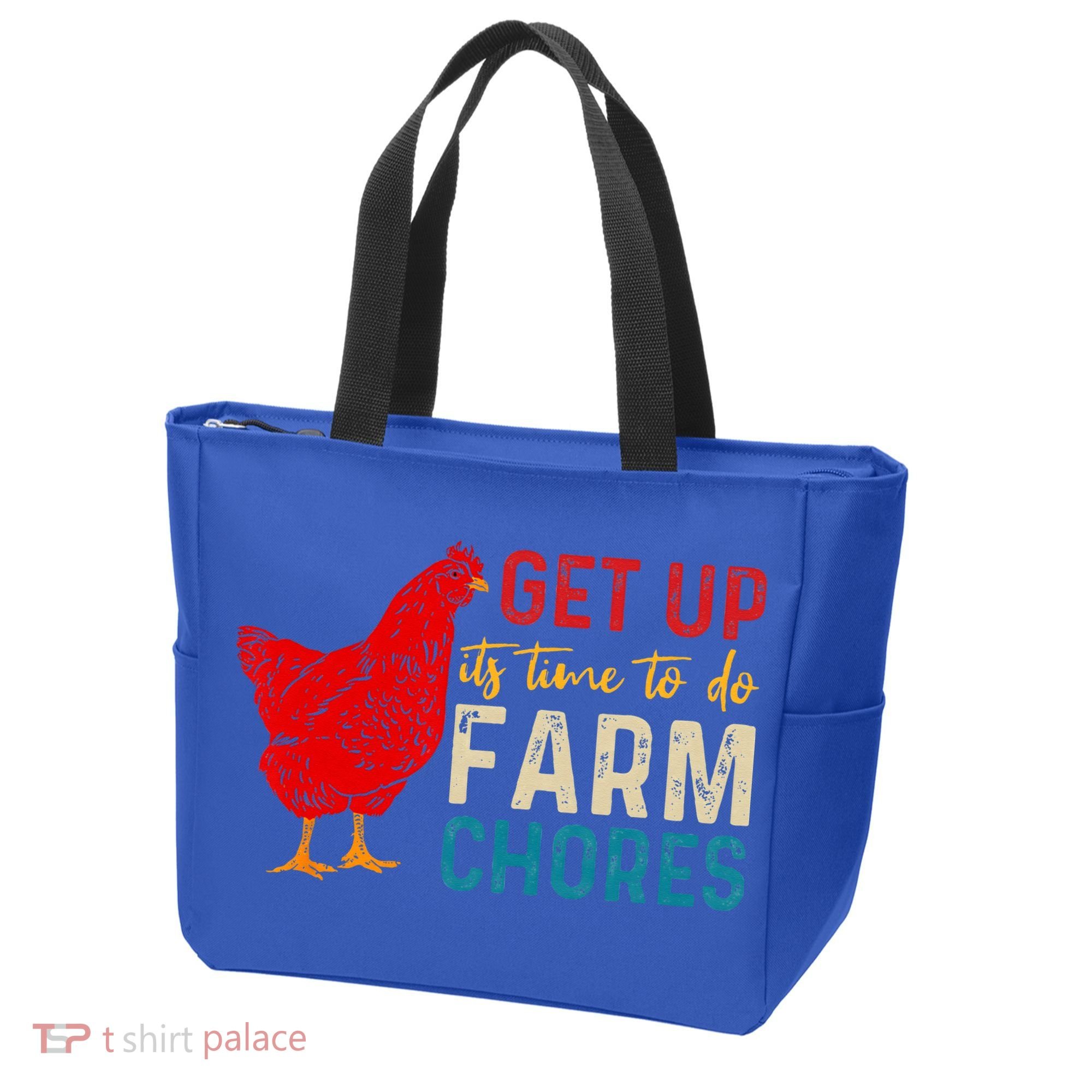 get up it's time to do farm chores Tote Bag