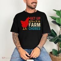 Get Up Its Time To Do Farm Chores Comfort Colors T-Shirt thumb 3